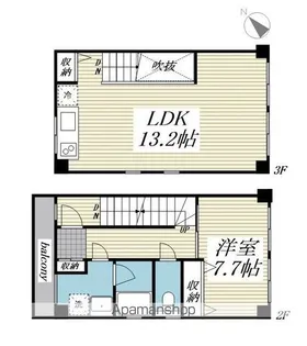 サリースマイル参番館【2階】の間取り