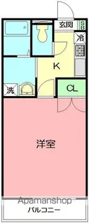 アンプルールブワ湘南【2階】の間取り