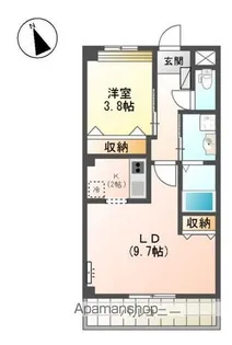 コーポNAKASHIMA【1階】の間取り