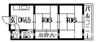 栄光サンプラザⅠ【2階】の間取り