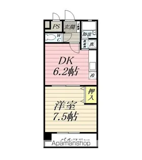 ゆたかビル【4階】の間取り