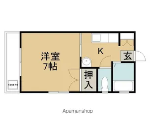 ぷちはうす東村【2階】の間取り