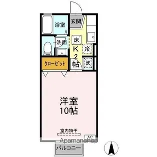 ファミール・フジ【1階】の間取り
