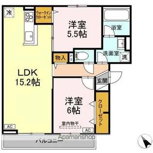 RESUA茶畑A【3階】の間取り