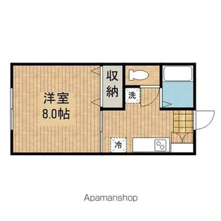 MAKIBAHILLSナイキ【203号室】の間取り