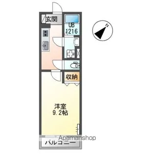 TISSAGE(ティサージュ)【2階】の間取り