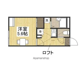 レオパレスサンシャイン土田【2階】の間取り
