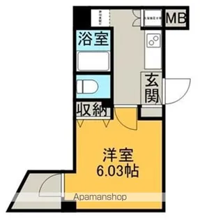 KDXレジデンス早稲田鶴巻【10階】の間取り