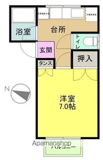 バルコン・ソワ【2階】の間取り