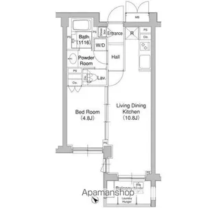 コンフォリア原宿【4階】の間取り
