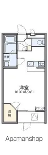 レオパレスドウージェーム【105号室】の間取り