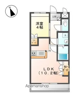 ウィル2008【1階】の間取り