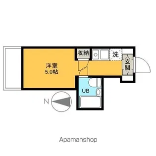 プリンセスコート赤堤【2階】の間取り
