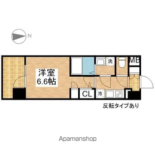 エスリード葵 広小路通【6階】の間取り