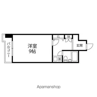 ダイアパレス本町【305号室】の間取り