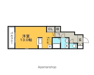 ケイズヴィラ【1階】の間取り