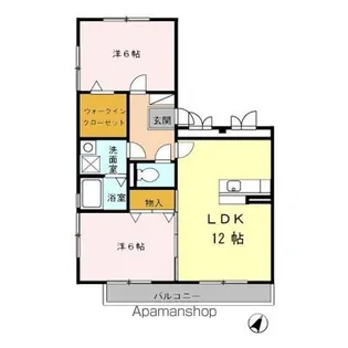 リヴィエール【2階】の間取り