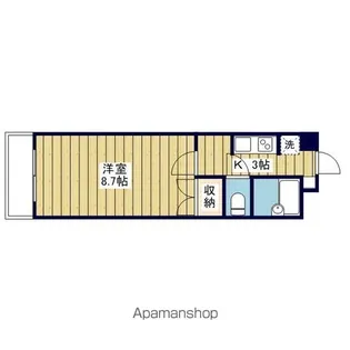 ハオスベハーゲン【6階】の間取り