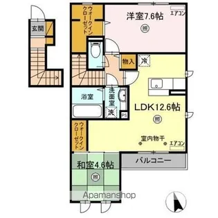 京 Ⅴ【2階】の間取り