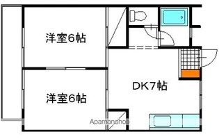 金上ハイツ【1階】の間取り