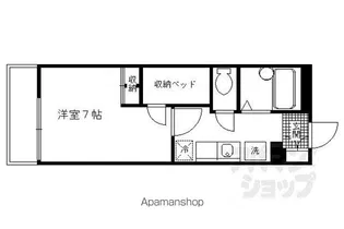 レオパレスOKANISHI【2階】の間取り