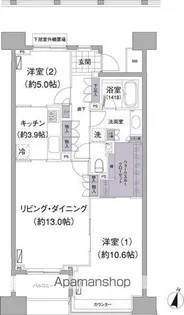 アビティ目黒【6階】の間取り