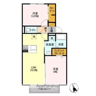 グレイス鷺沼台B【2階】の間取り