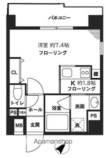 レジデンスみその【3階】の間取り