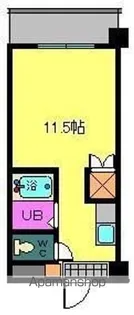 オクトワール松山中村【4階】の間取り