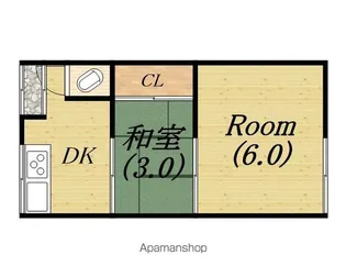 森岡文化【2階】の間取り