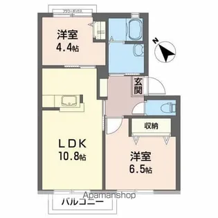 シーエル【2階】の間取り