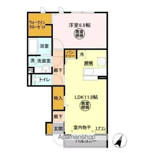 シエルツリー Ⅰ【1階】の間取り