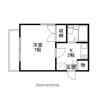 フジカ・ハウス【3階】の間取り