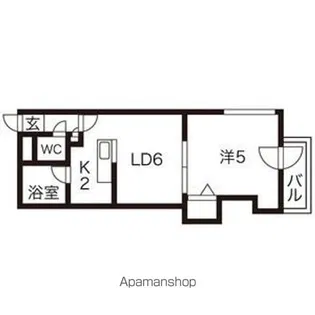 マイクレスト元町【403号室】の間取り