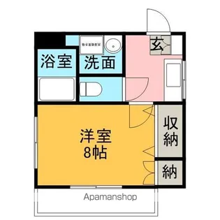 パティオス高麗【302号室】の間取り