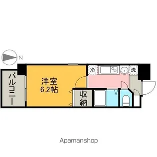 1Kの間取り画像