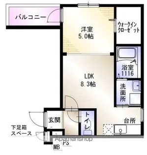 フジパレス エン【3階】の間取り