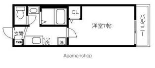 ガーデン植幸【203号室号室】の間取り