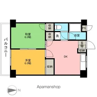 第2清和マンション【3階】の間取り