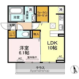 コモド【1階】の間取り