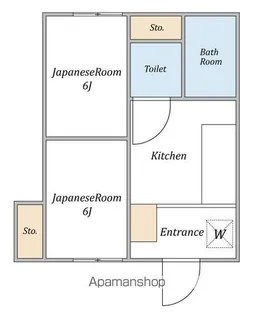 城南ホーム【102号室】の間取り