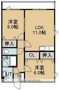 マンションSK【3階】の間取り