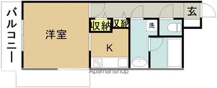 アークヒルズ橘通り【301号室】の間取り