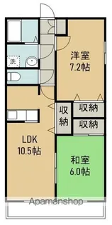 プレールⅡ【1階】の間取り