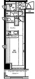 ベスト伊勢佐木長者町【505号室】の間取り