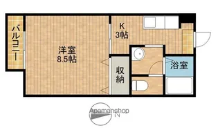 ディアス文丘【1階】の間取り