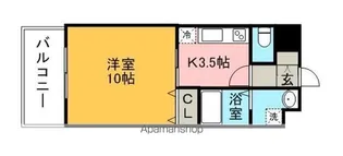 ルモール大濠北【2階】の間取り
