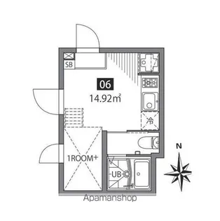 四谷アパートメントE【2階】の間取り