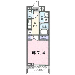 モーダ・フジ【3階】の間取り