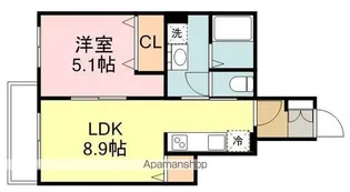 PRIMO DIO【1階】の間取り